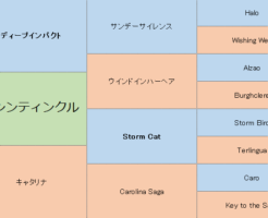 エイシンティンクルの三代血統表