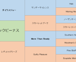 ナックビーナスの三代血統表