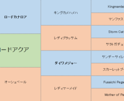 ロードアクアの三代血統表