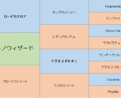 サトノウィザードの三代血統表